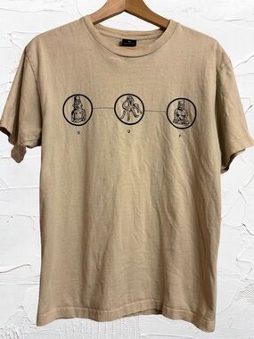 HUF Diagram Drawing #1 Streetwear T-Shirt Jamie Muñoz Artwork Size Medium